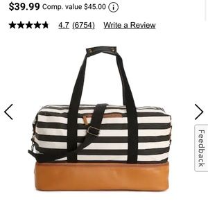 DSW weekender bag